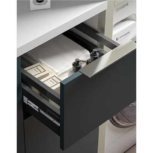 Richelieu 18" Full Extension Drawer Slides 2-Pack 100lb Side Mount Silver - Picture 6 of 9